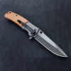 Factory foreign trade direct outdoor camping self-defense stainless steel knife high hardness sharp chicken wing wooden handle tactical knife
