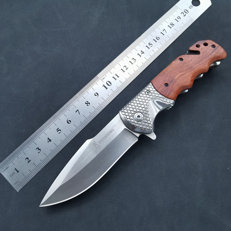 High hardness outdoor knife portable fruit knife sharp self-defense weapon folding knife TEMU shrimp supply folding knife