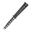 Practice Stainless Steel Butterfly Knife Fancy Comb Ornamental Knife Foldableing Toy American Csgo Hand Knife Unedged
