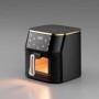 Multi-functional electric fryer new air fryer 10L stainless steel visual large capacity electric oven touch screen cross-border