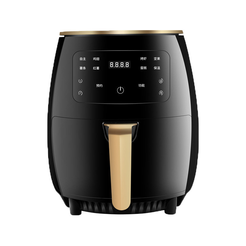 6L foreign trade English home touch screen intelligent air fryer multi-function potato chip machine microwave oven electric oven factory