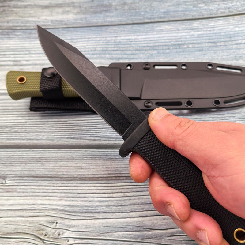 Factory direct outdoor keel integrated field mountaineering sharp straight knife fishing carry-on tool adventure emergency