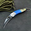 Factory Direct Sales Mini Portable Keychain Scimitar Portable Fruit Peeling Knife Pocket Knife Outdoor Emergency Knife