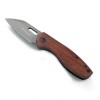 Stainless Steel Mini Knife Household Portable Wooden Handle Fruit Knife Amazon Shrimp Products Outdoor Camping Knives