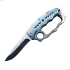 Outdoor Cool Mecha Tiger Finger Gloves Folding Knife Sharp High Hardness Stainless Steel Adventure Knife Multi-Functional Window Breaking