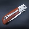 Outdoor knife folding stainless steel fruit knife wooden handle folding knife camping tools outdoor supplies cross-border foreign trade knife