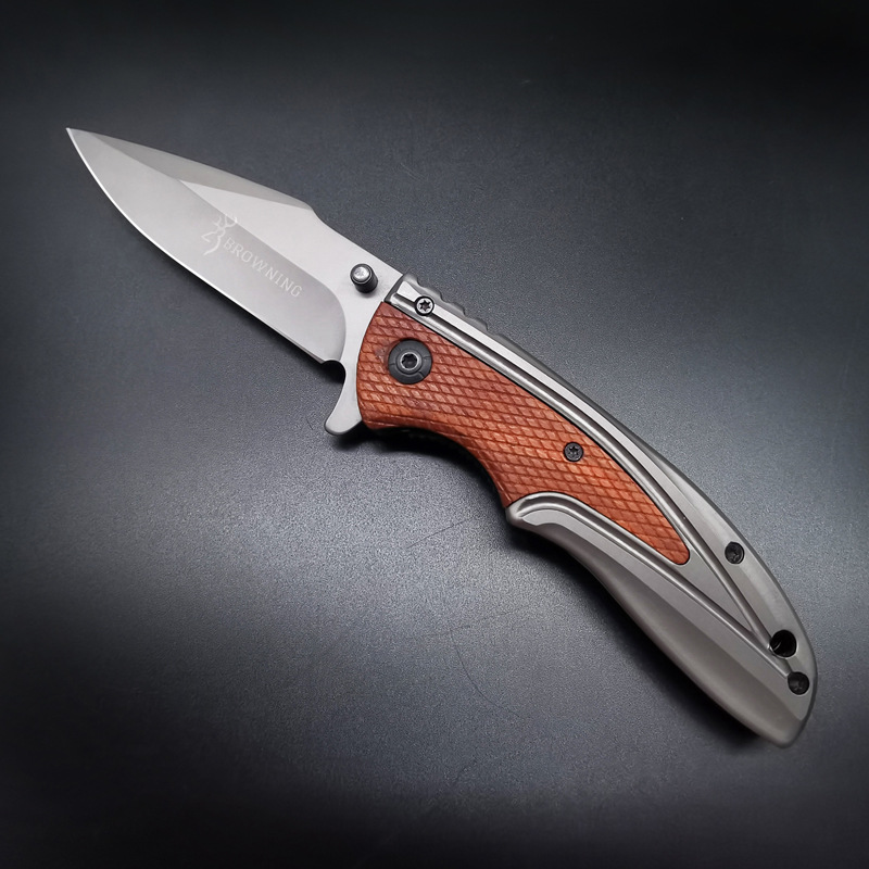 Mini Knife Camping Portable Outdoor Knife Stainless Steel High Hardness Army Knife Household Fruit Knife Folding Knife Portable