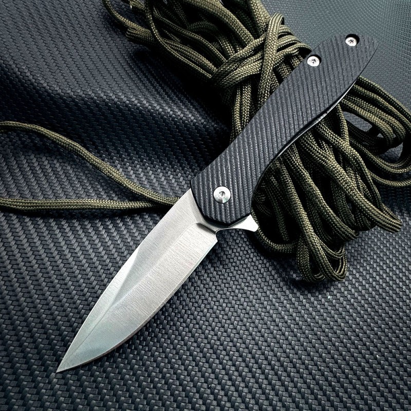 Outdoor Self-Defense Folding Knife G10 Handle Sharp Pocket Knife Kitchen Fruit Knife Orchard Grafting Knife Package Opening Knife