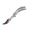 CSGO Practice Folding Toy Portable Game Props Butterfly Training Knife Comb Outdoor Shake Knife Not Bladed