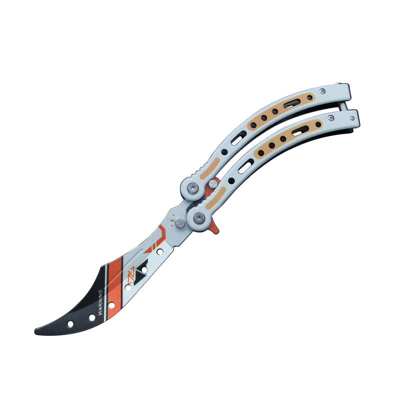CSGO Practice Folding Toy Portable Game Props Butterfly Training Knife Comb Outdoor Shake Knife Not Bladed