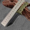 Cross-border Wilderness Survival Defense Small Straight Knife Outdoor Tactical Knife K Sheath Knife Set EDC Knife Camping Sharp High Hardness