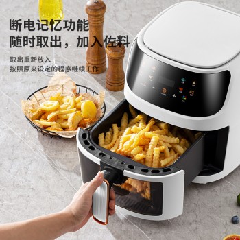 A generation of Silver Crest 8L visual large capacity air fryer intelligent electric fryer European 220V