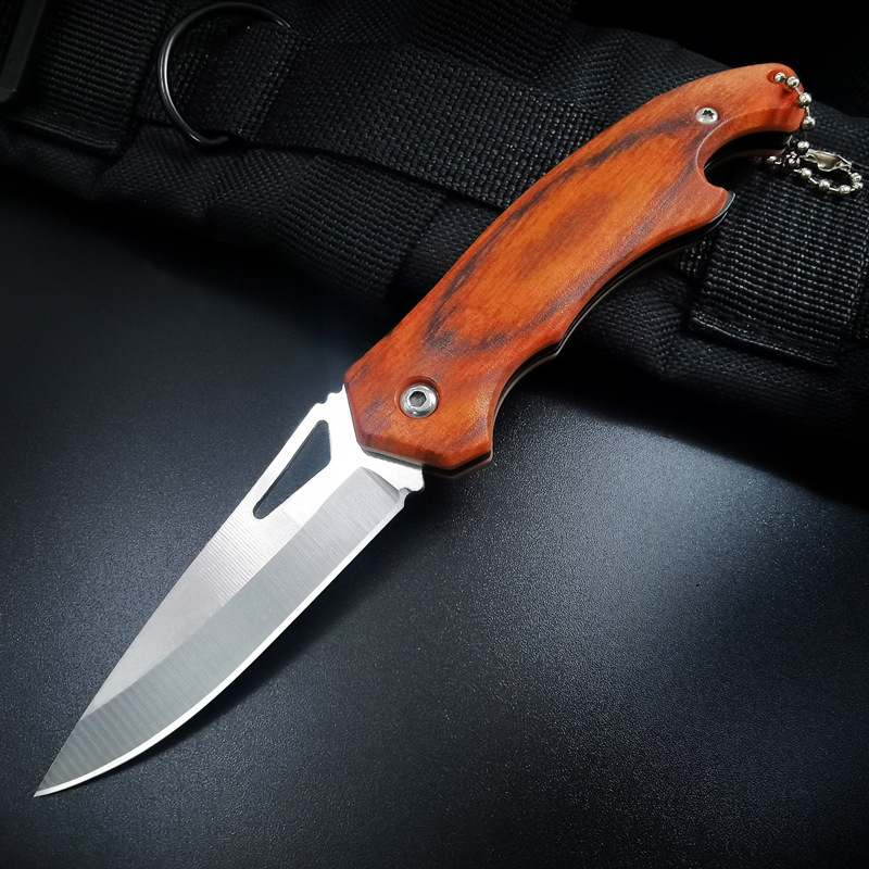 Folding Knife Portable Fruit Knife Car Mini Gadget Stainless Steel Knife Field Anti-body Knife Household Folding Knife
