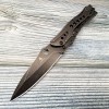 Cross-border source field folding saber stone wash sharp stainless steel folding knife high hardness hunting tool fruit knife