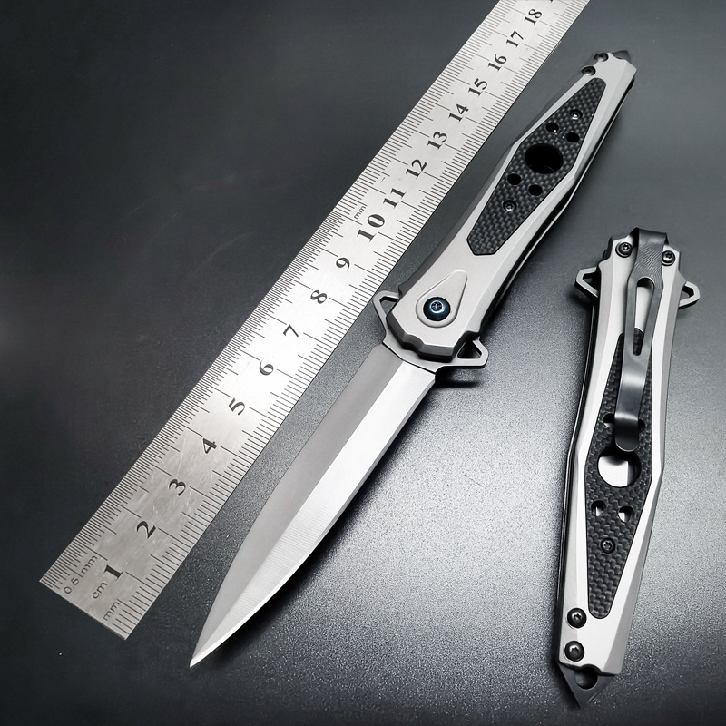 Swordfish self-defense knife outdoor folding knife high hardness G10 handle portable fruit knife mini portable knife