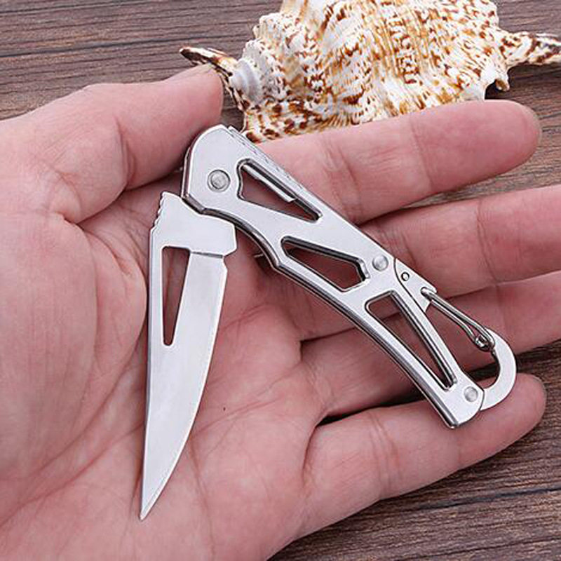Mini Edc Pocket Knife Portable Fruit Knife Outdoor Household Stainless Steel Knife Gift Item Pocket Key Knife