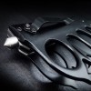 Tiger Finger Folding Knife Portable Ring Buckle Knife Multi-functional Window Breaking Safety Escape Hammer Self-defense Self-defense Weapon