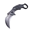 Cross-Border New Model Stone-Washed Embossed Claw Knife, Exquisite and Creative, High Hardness, Car Window-Breaking Escape Tool, Small Knife, Military Knife