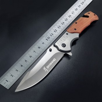 Carry-on Outdoor Browning Small Knife Camping Survival High Hardness Swiss Defense Jatknife Field Survival Tool Knife