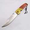 Foreign trade supply outdoor folding knife heavy tactical saber sharp self-defense emergency knife chicken wing wood handle heavy knife
