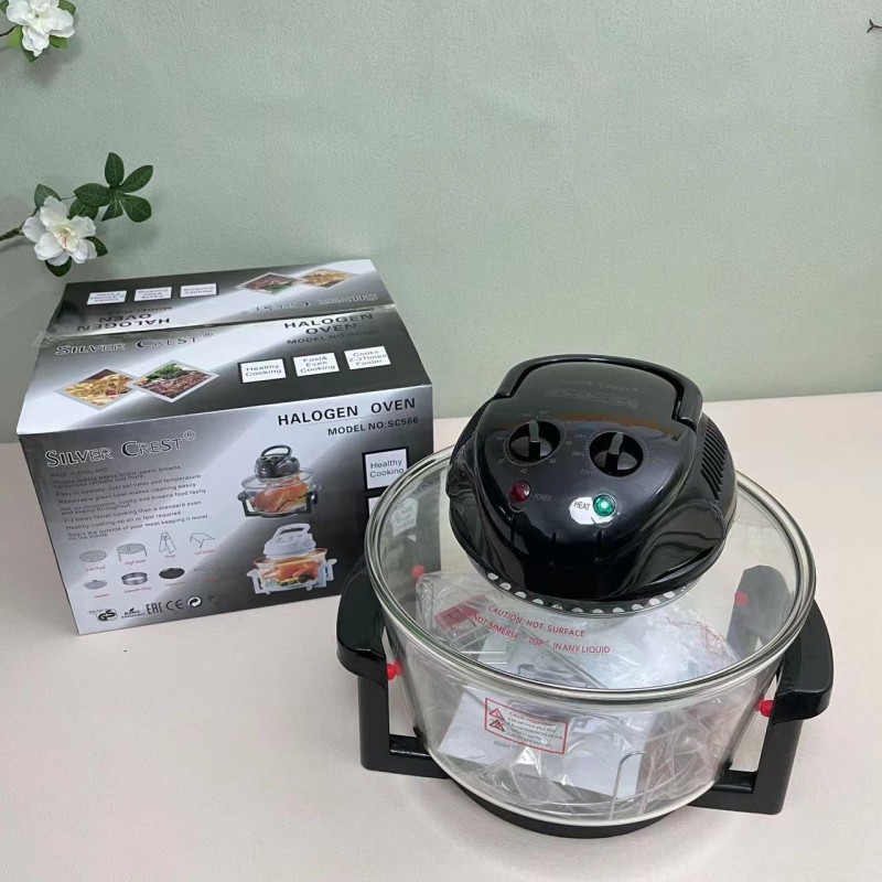 Wholesale household large capacity 12L light wave furnace cross-border visual air fryer potato chip machine electric fryer roasting pan export