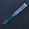 Unbladed Samurai Butterfly Practice Knife CSGO Game Toy All-Steel Hand-Playing Training Novice Comb Practice Artifact