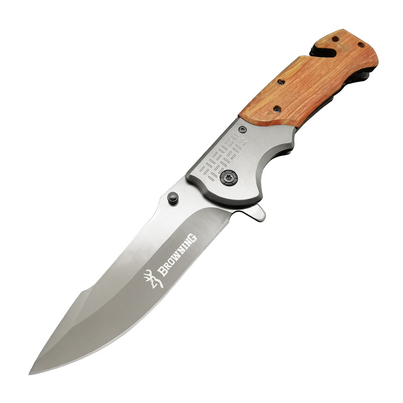 Carry-on Outdoor Browning Small Knife Camping Survival High Hardness Swiss Defense Jatknife Field Survival Tool Knife