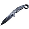 Cross-border source outdoor survival knife creative eagle-eye relief folding knife portable sharp ring saber melon and fruit knife