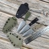 Cross-Border Russian Ear-Cutting Mini Knife Integrated Keel Outdoor Knife K Sheath Tactical Small Straight Knife Portable Ring Knife