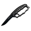 Outdoor Cool Mecha Tiger Finger Gloves Folding Knife Sharp High Hardness Stainless Steel Adventure Knife Multi-Functional Window Breaking