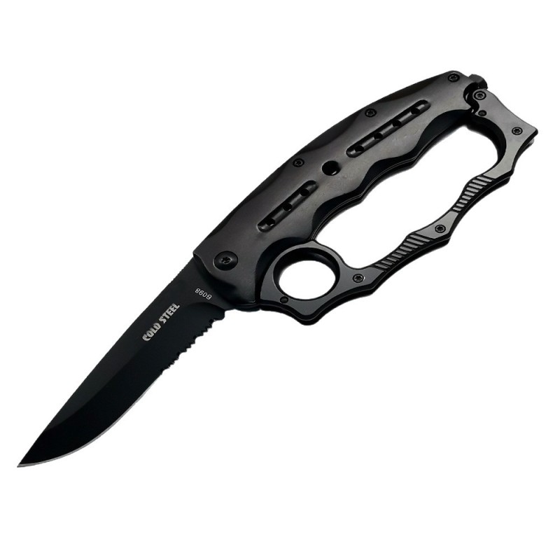 Outdoor Cool Mecha Tiger Finger Gloves Folding Knife Sharp High Hardness Stainless Steel Adventure Knife Multi-Functional Window Breaking