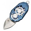 Amazon Creative Outdoor Mechanical Knife Necklace Decorative Knife EDC Beetle Keychain Stainless Steel Fruit Knife