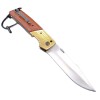 Foreign trade supply outdoor folding knife heavy tactical saber sharp self-defense emergency knife chicken wing wood handle heavy knife