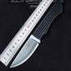 Outdoor K-sheath Crossing Straight Knife Foreign Trade Sweden TH2 Tactical Adventure Straight Knife Integrated Steel Portable Sharp Meat-eating Knife