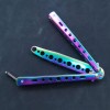 Practice Stainless Steel Butterfly Knife Fancy Comb Ornamental Knife Foldableing Toy American Csgo Hand Knife Unedged