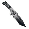 Amazon Cross-Border Supply Outdoor Survival Heavy-Duty Folding Knife Stone-Washed Stainless Steel Folding Knife High-Quality Sharp Knife
