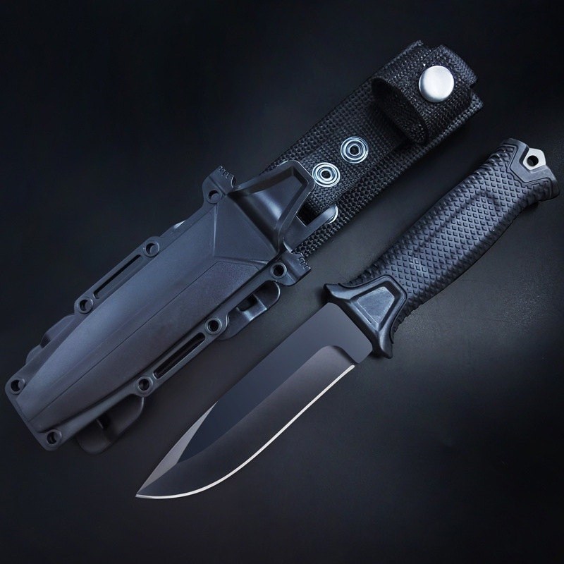 BG Survival Knife High Hardness Infantry Tactical Knife Outdoor Camping Straight Knife Self-Defense Amazon Sabre Knife