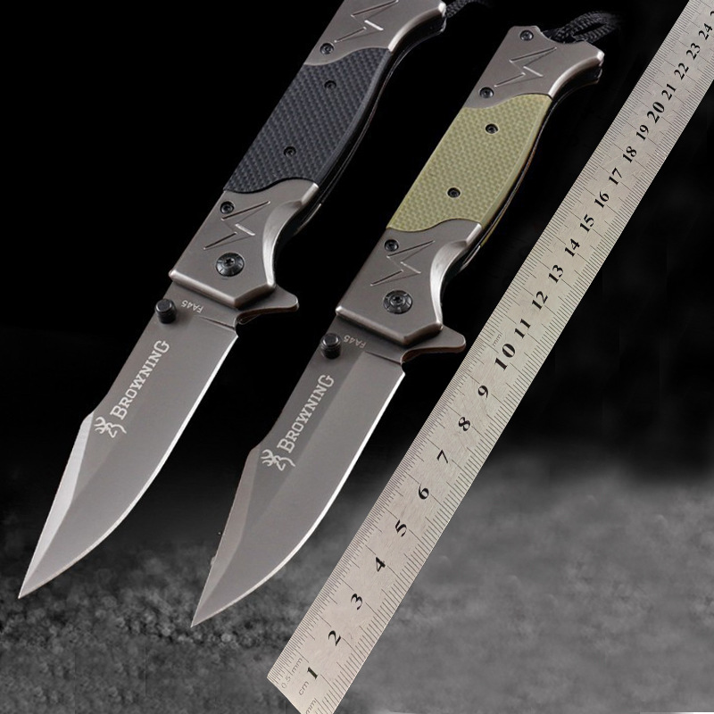 Outdoor Folding Knife Survival Tool Pocket Knife G10 Handle Fruit Knife Camping Fishing Tool