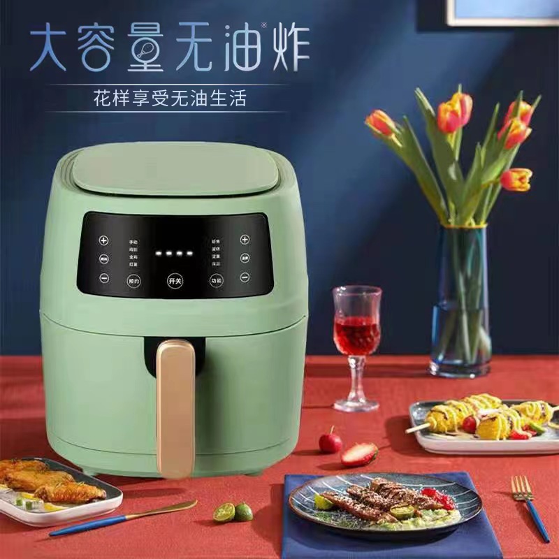8L silver crest air fryer intelligent touch screen household multifunctional electric frying air fryer outlet