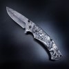 Damascus Knife Household Fruit Knife in stock All Steel Handle Folding Knife Cross Border Supply Sharp Jatters
