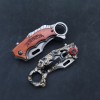 Outdoor Folding Knife, High Hardness Mini Portable Tool, Ring-Shaped Window Breaker, Aliexpress Fruit Knife Wholesale