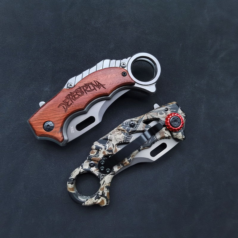 Outdoor Folding Knife, High Hardness Mini Portable Tool, Ring-Shaped Window Breaker, Aliexpress Fruit Knife Wholesale