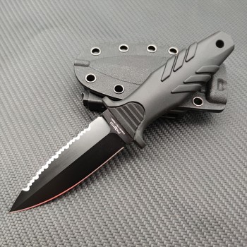 Outdoor Emergency Knife K Sheath Tactical Knife Beier Wilderness Survival Knife High Hardness Small Straight Knife Mountaineering Camping Knife