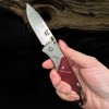 Cross-Border Butterfly 535 Red Aluminum Folding Pocket Knife Wilderness Survival Pocket Knife Edc Folding Knife High Hardness Folding Knife