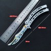 CSGO Practice Folding Toy Portable Game Props Butterfly Training Knife Comb Outdoor Shake Knife Not Bladed