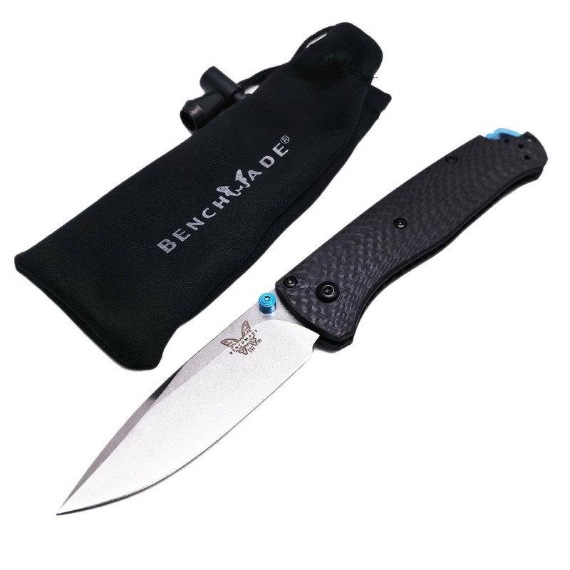 Cross-Border Butterfly 535-3 Carbon Fiber Handle Ecd Fishing Folding Knife Lightweight Outdoor Survival Tactical Knife Dropshipping