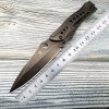 Cross-border source field folding saber stone wash sharp stainless steel folding knife high hardness hunting tool fruit knife