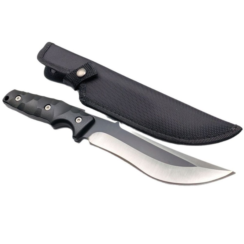 Amazon Outdoor Knife Jungle Hunting Knife Adventure Knife Dragon Bone Integrated Nylon Knife Sheath Kitchen Fruit Knife