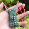 New slingshot folding knife G10 handle competitive deformable high precision hunting slingshot carry-on self-defense fruit knife