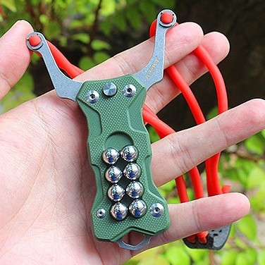 New slingshot folding knife G10 handle competitive deformable high precision hunting slingshot carry-on self-defense fruit knife